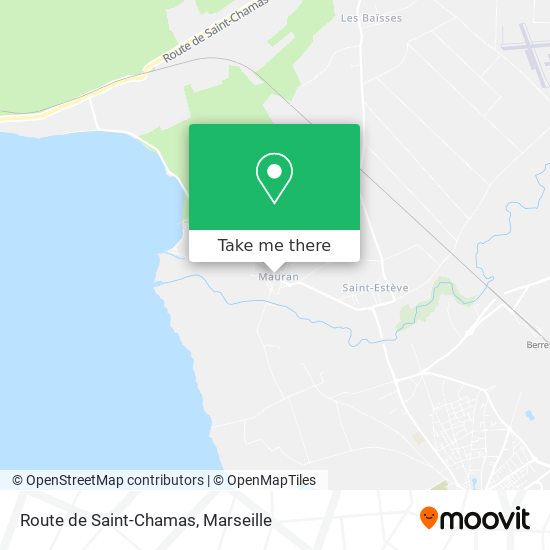 Route de Saint-Chamas map