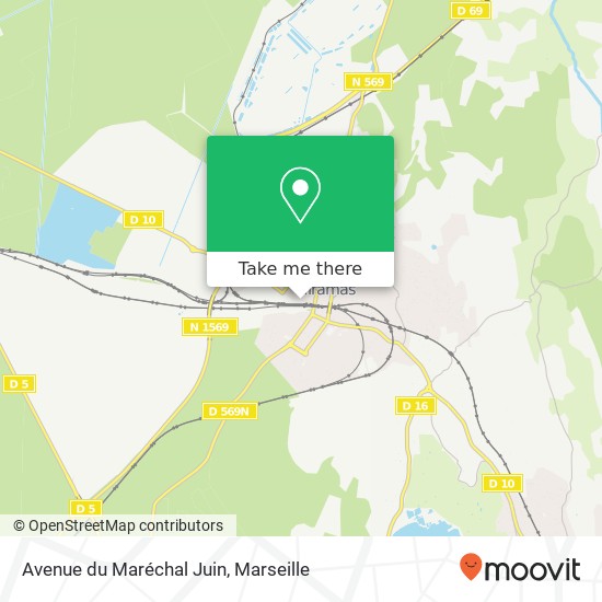 Avenue du Maréchal Juin map