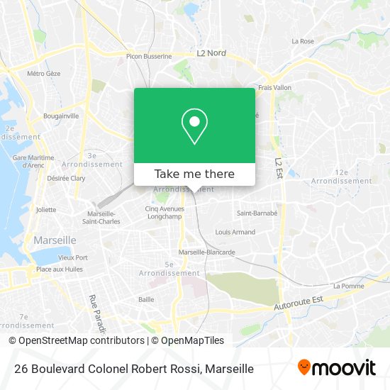 26 Boulevard Colonel Robert Rossi map