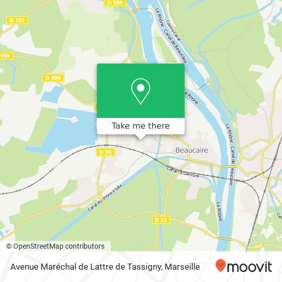 Avenue Maréchal de Lattre de Tassigny map
