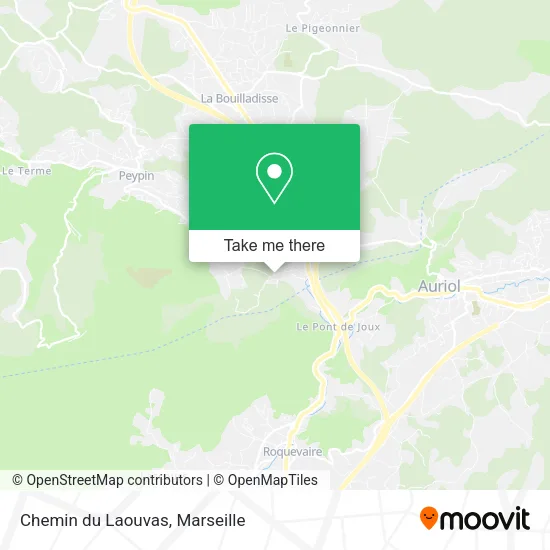Chemin du Laouvas map
