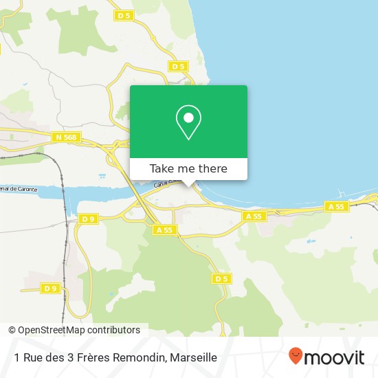 1 Rue des 3 Frères Remondin map