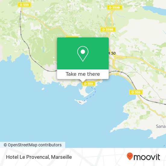 Hotel Le Provencal map