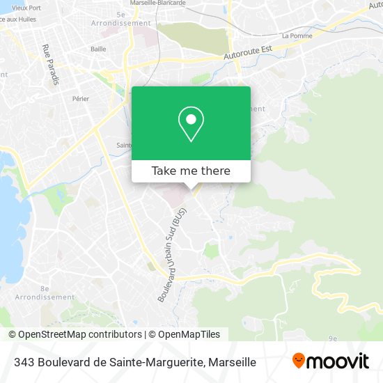 343 Boulevard de Sainte-Marguerite map