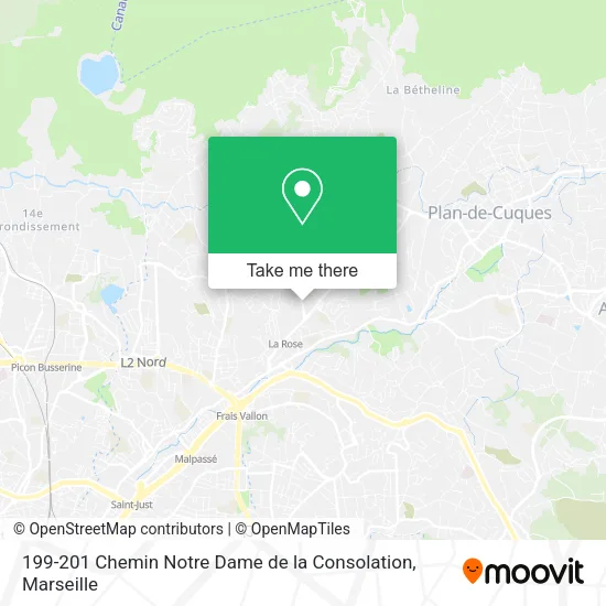 199-201 Chemin Notre Dame de la Consolation map