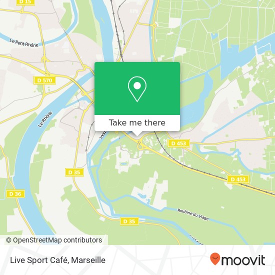 Live Sport Café map