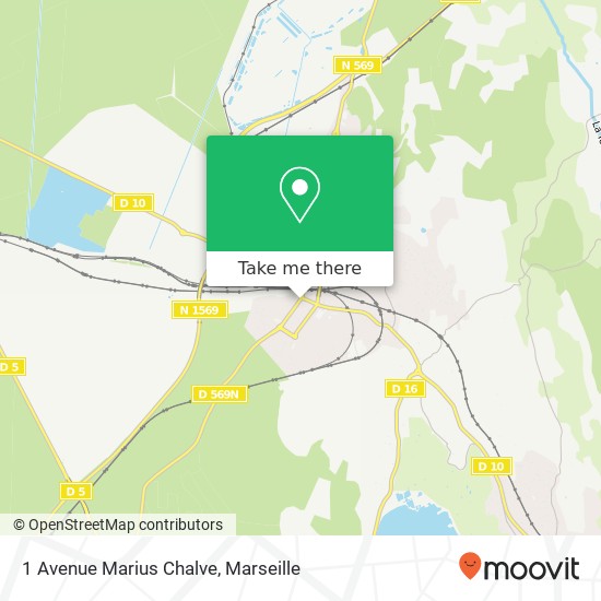 Mapa 1 Avenue Marius Chalve