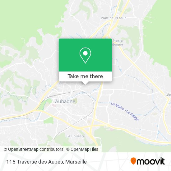 115 Traverse des Aubes map