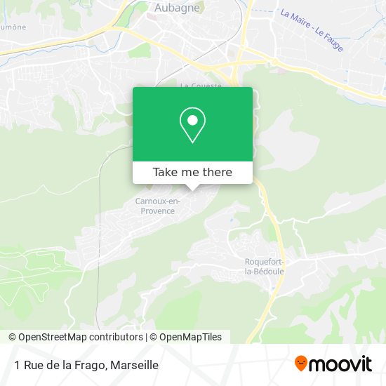 1 Rue de la Frago map