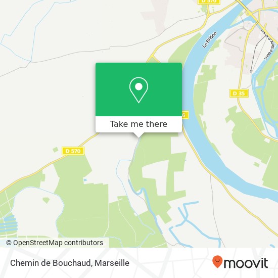 Mapa Chemin de Bouchaud