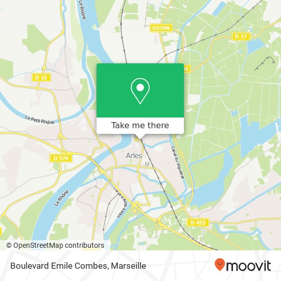 Mapa Boulevard Emile Combes