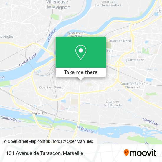 131 Avenue de Tarascon map