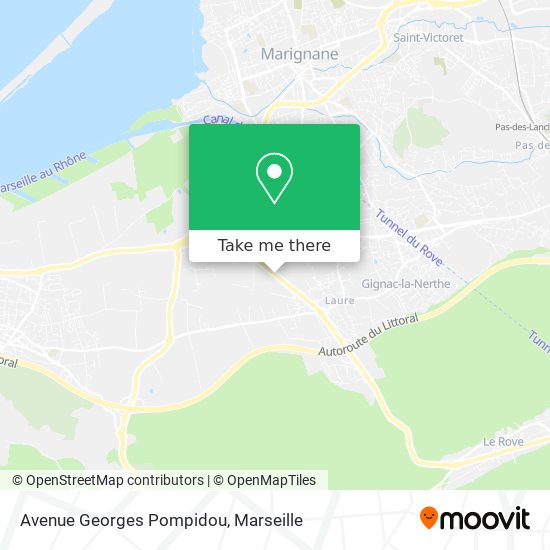 Avenue Georges Pompidou map