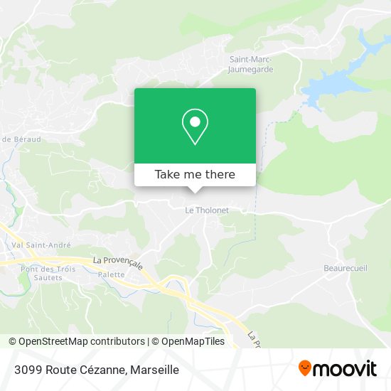 3099 Route Cézanne map