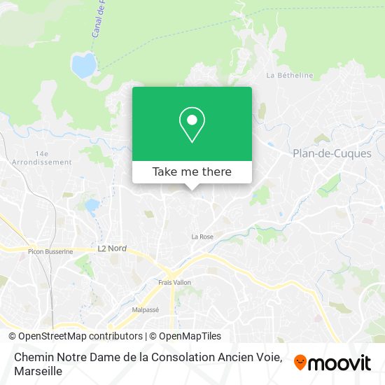 Chemin Notre Dame de la Consolation Ancien Voie map
