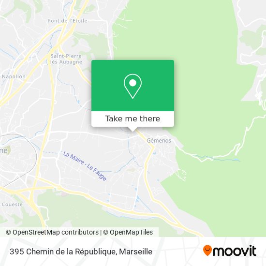 395 Chemin de la République map