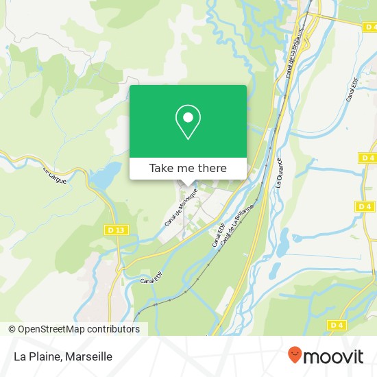 La Plaine map