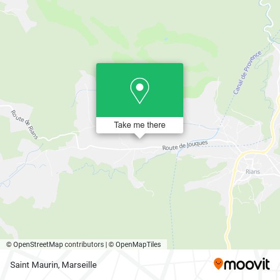 Saint Maurin map