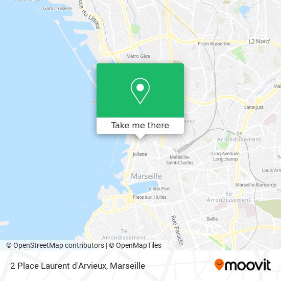 2 Place Laurent d'Arvieux map