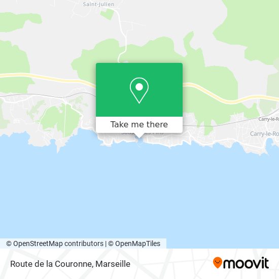 Route de la Couronne map