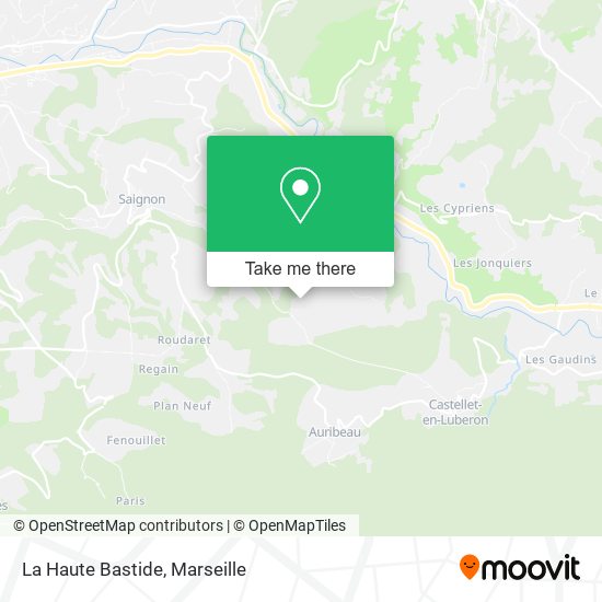 Mapa La Haute Bastide