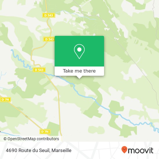 Mapa 4690 Route du Seuil