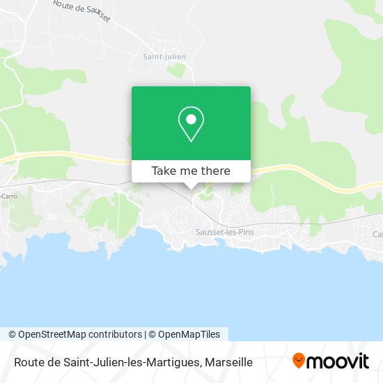 Route de Saint-Julien-les-Martigues map