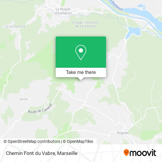 Chemin Font du Vabre map