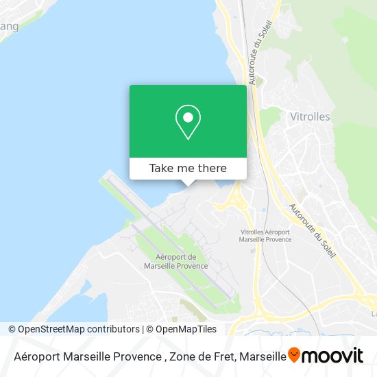 Aéroport Marseille Provence , Zone de Fret map