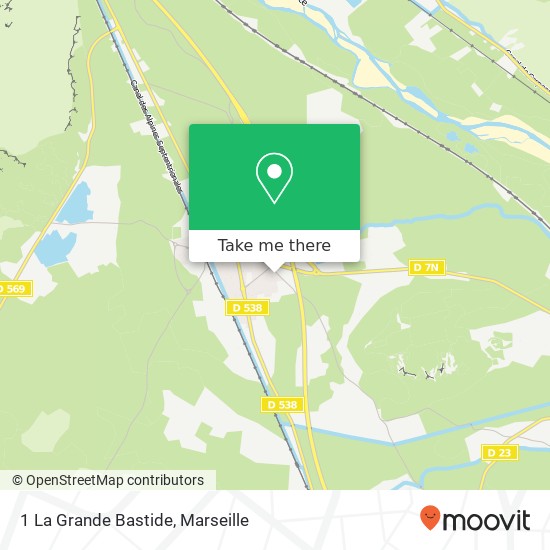 1 La Grande Bastide map