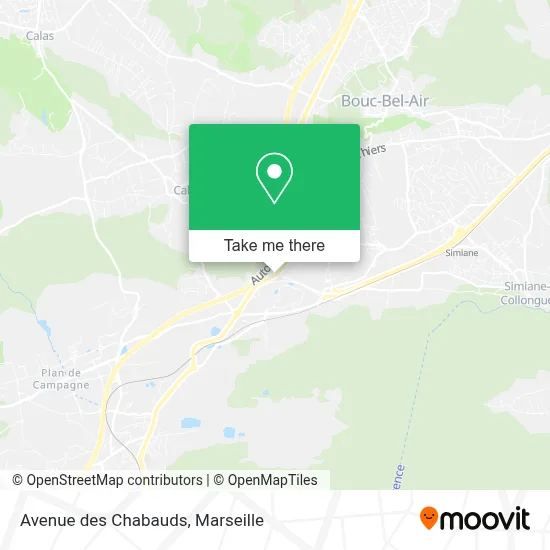 Avenue des Chabauds map