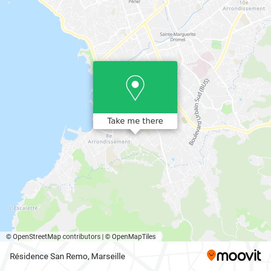 Résidence San Remo map