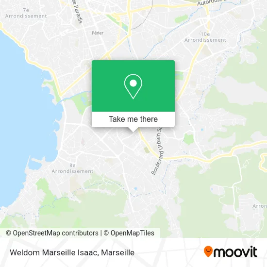 Weldom Marseille Isaac map