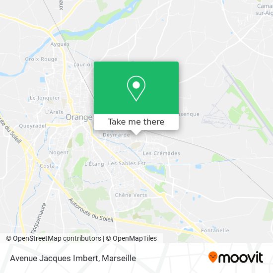 Avenue Jacques Imbert map