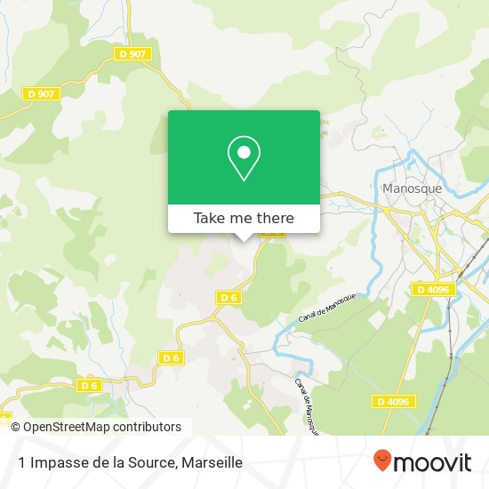 1 Impasse de la Source map