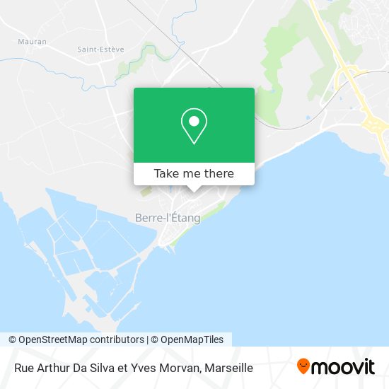 Rue Arthur Da Silva et Yves Morvan map