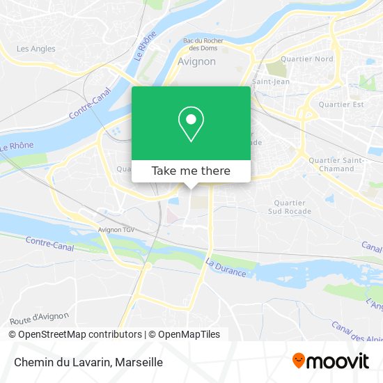 Chemin du Lavarin map