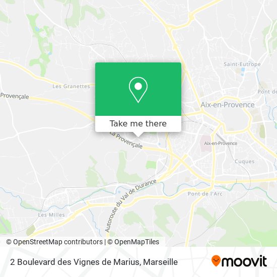 2 Boulevard des Vignes de Marius map