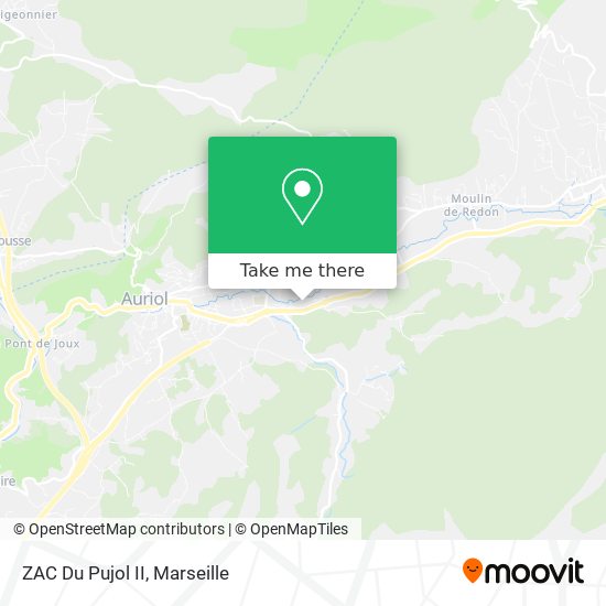 ZAC Du Pujol II map