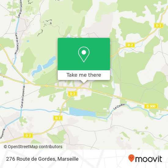 276 Route de Gordes map