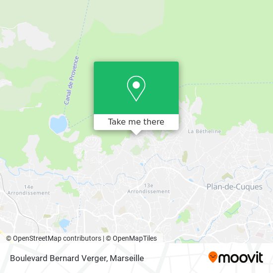 Boulevard Bernard Verger map