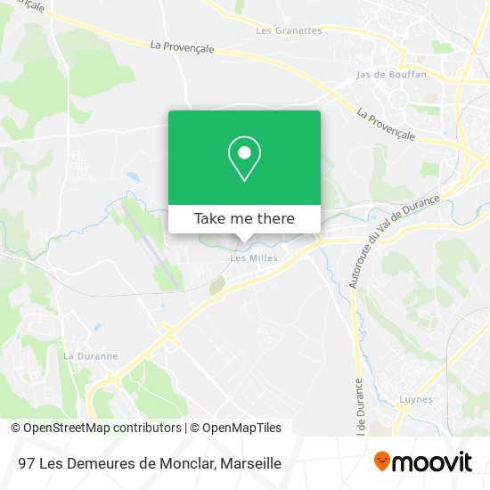 97 Les Demeures de Monclar map
