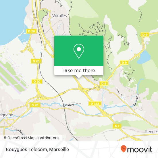 Mapa Bouygues Telecom