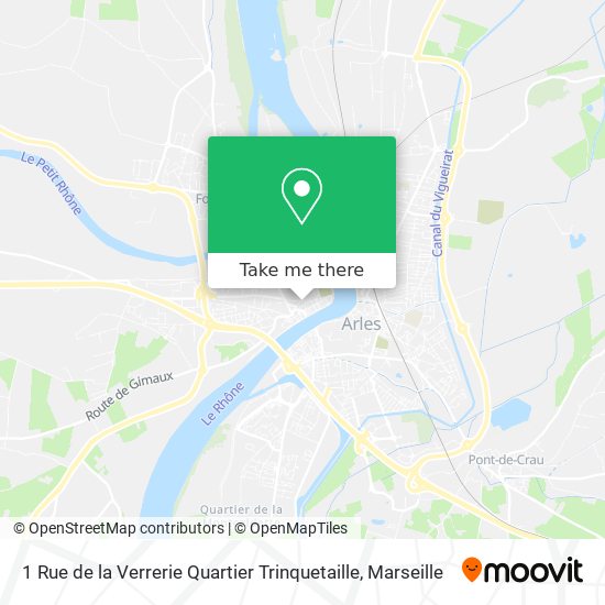 1 Rue de la Verrerie Quartier Trinquetaille map