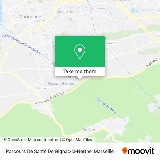 Parcours De Santé De Gignac-la-Nerthe map