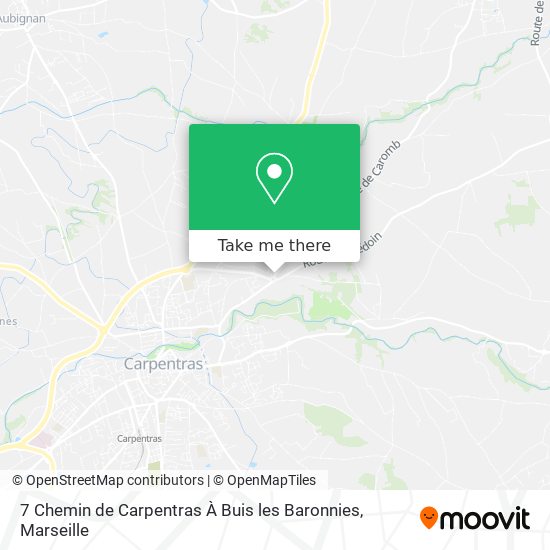 7 Chemin de Carpentras À Buis les Baronnies map