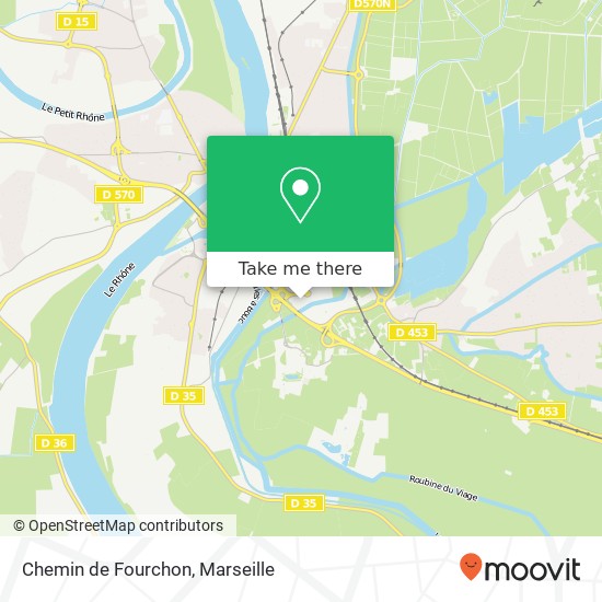 Mapa Chemin de Fourchon