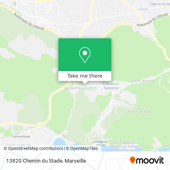13820 Chemin du Stade map