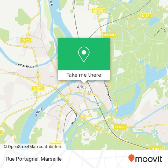 Mapa Rue Portagnel
