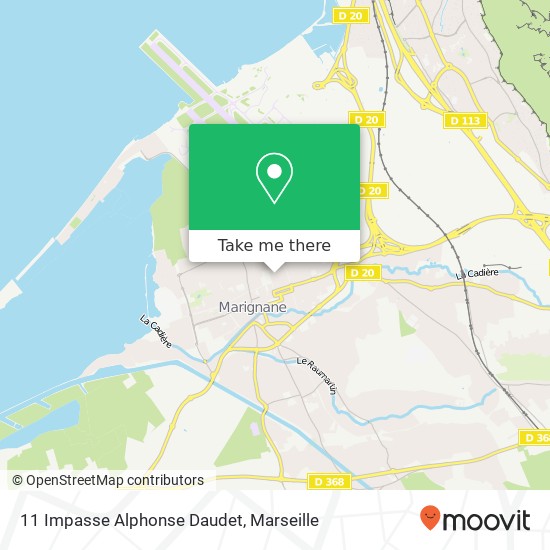 11 Impasse Alphonse Daudet map